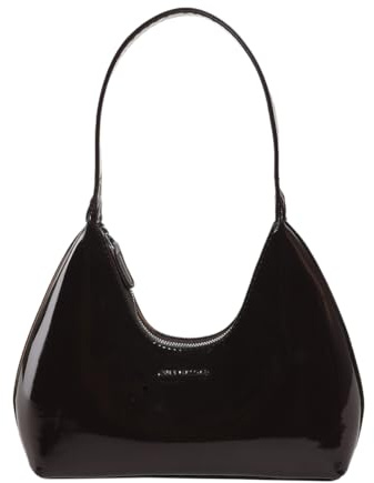 Kexpery, bolso de mano de charol para mujer, bolso de media luna versátil, bolso de hombro informal a la moda, bolso Hobo, bolso de compras para chica