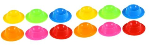 TOPBATHY 12 Piezas Huevera De Silicona Mini Hueveras Cocedor De De Silicona Soporte para Huevera Suave Utensilios De Cocina De Silicona Porta Anticaída Posavasos