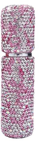 Gungtj Leere Parfüm-Sprühflasche, 10 ml, Glitzer-Probeglas, Zerstäuber, nachfüllbar, Duftölsprüher Reisespender, kompakte Größe für Haarspray, Öl