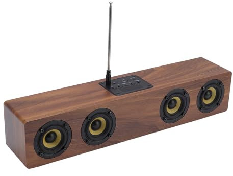Altavoz Inalámbrico, Altavoz de de Altavoz Portátil de 40 Cm de Largo con un Sonido de Sonido de Sonido Premium 360 Sound HiFi Bass para PC Laptop Tablet Gaming