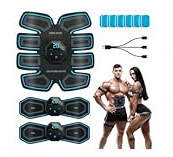 ETROBOT Electroestimulador Muscular, EMS Estimulador Muscular, 10 Modos y 20 Intensidades, Eletroestimulação Muscular Cuerpo Completo AB/Brazo/Pierna/Gluteos para Hombres y Mujeres