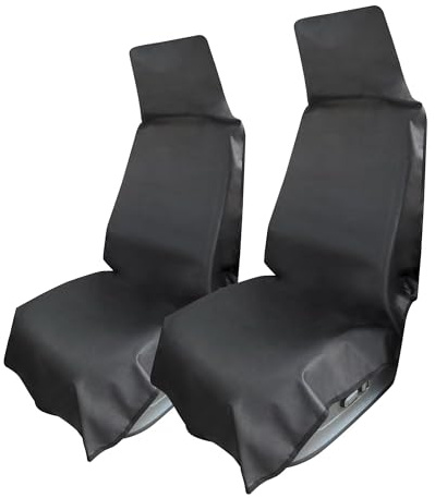 Mulor Car Seat Cover Front Single/Pair Heavy Duty Waterproof and Durable Universal for Cars SUVs Vans