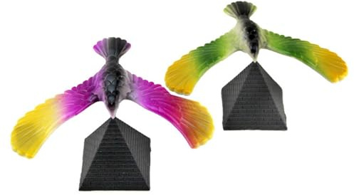 Balans-fågelpyramid – fingergravitation – leksak, retro vetenskapstickning | nostalgisk festreklam gåva | kreativ modern design, rolig kontorsskrivbordsdekoration för barn