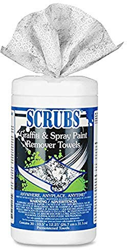 Scrubs 90130CT Graffiti/Spray Paint Remover Towels, 6 EA (Pack of 30)