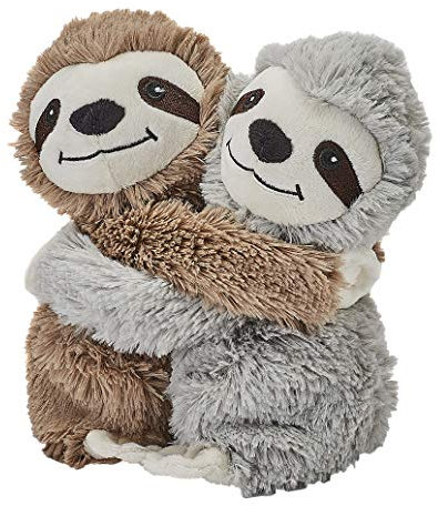 Warmies® Wärmekissen/Stofftier Kuschelfreunde Faultiere 2er Set Hirse Lavendelfüllung 16cm 500g