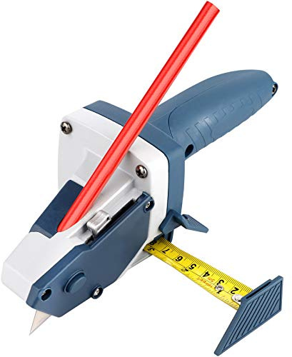 Zebery Gypsum Board Cutting Tool, All-in-one Hand Tool with Measuring Tape, Gypsum Board Cutting Device Drywall Cutting Artifact Tool