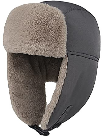 Sleeping forest Wintermütze mit Ohrenklappen, Wasserdicht für Jungen Mädchen