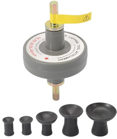 Konuooer Set Rettifica Valvole Accessori smerigliatrice valvole Motore con 5 Ventose in 16 20 30 35 e 45 mm, Adatto per Moto, Auto, Camion e Veicoli Commerciali