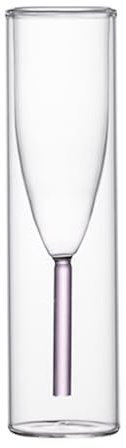 Tuzsocr Doppellagige Cocktailgläser, Kaktus-Rotweinglas, klare Gläser für Champagner, Kelch, Trinkbecher für Party, Einweihung, Hochzeit, Drinkwae, Feiern (Stil 1, lila)