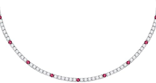 Morellato Collana Donna in Argento 925‰ riciclato, Tennis, Collezione TESORI, Regalo Fidanzata