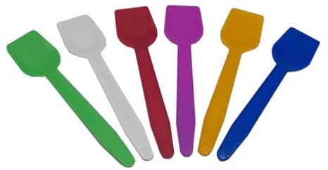 1000 Mehrweg Eisspaten Eislöffel bunt gemischt 9,5 cm lang