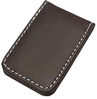 Siepificius Fermasoldi magnetico per banconote, con morsetto per banconote, nero, 60 x 41 x 8 mm, Caffè 60 x 41 x 8 mm, 60x41x8mm, come descrizione