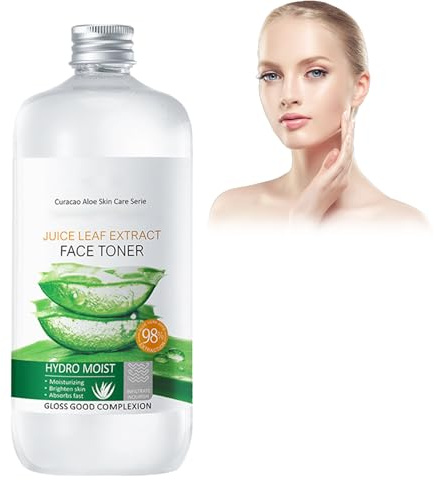 Hppsctink 500ml Tonico per il viso all'aloe vera, Idratazione profonda, Cura della barriera cutanea, Rassoda e idrata il viso, serum