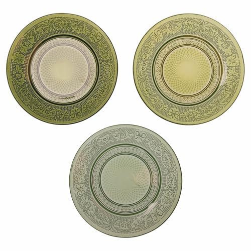 Villa d'Este Home Tivoli 1996 Imperial Greenery - Juego de 6 platos para pan de 15 cm de diámetro