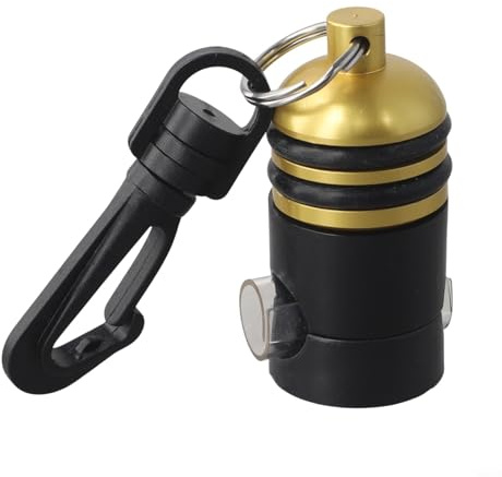 Jotekonoby Scuba Regulator Hose Holder Magnetic Diving Octopus Clip for Release with Quick Scuba Compatible with Standard Modifiable Gauges Plus Se (GOLD)