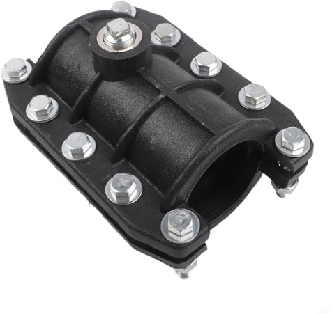 Morsetto per riparazione tubi, per tubi da 25 mm, 32 mm e 63 mm, raccordo in PE a prova di perdite, per metallo, plastica, ghisa e PVC, per una facile installazione, per giardino e casa (25 mm)