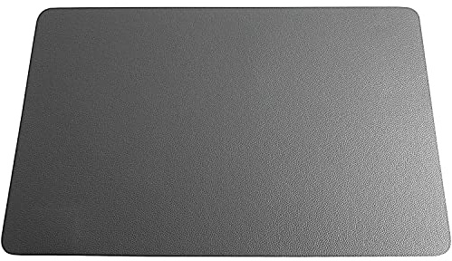 ASA Selection 7807420 Lederoptik Tischset, 46 x 33 cm, Polychlorid, basalt (4er Pack)