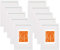 WOLTU Bilderrahmen 15x20 cm, Fotorahmen zum vertikalen oder horizontalen Aufhängen/Aufstellen, Holzrahmen mit Passepartout, Set of 10 Posterrahmen Collage Wanddeko, Weiß