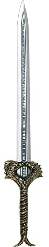 Funidelia | Espada de Wonder Woman Oficial para Hombre y Mujer Mujer Maravilla, Superhéroes, DC Comics, Liga de la Justicia - Color: Gris/Plateado, Accesorio para Disfraz - Licencia: 100% Oficial