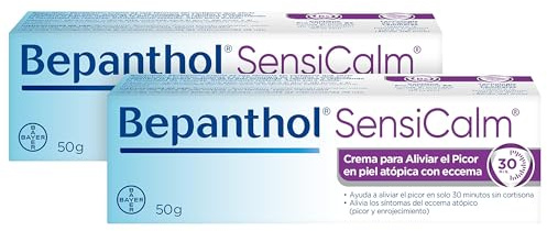 Bepanthol Sensicalm 2x50g. Cumple con la normativa productos sanitarios | Alivia el picor y el enrojecimiento de la dermatitis atópica en solo 30 minutos
