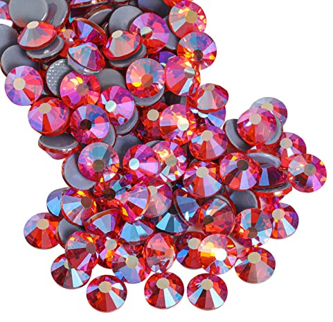 BEADSLAND Hotfix Strass, 1440pz Flatback Cristallo Strass per Artigianato Decorazione Fai da Te, Giacinto AB, SS16, 3,8-4,0 mm