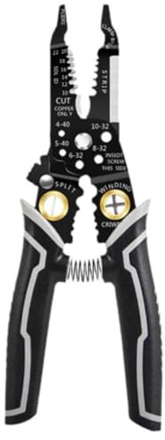 Generic szhdxsy Multifunctional Wire Cutter and Stripper, 9-in-1 Wire Stripper Tool, Crimper, Cable Tool with Stripping, Cutting, and Crimping Functions, Wire Splitting and Winding