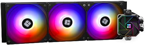 Thermalright AQUA ELITE 360 V3 Flüssig-CPU-Kühler, Doppel-PWM-ARGB-Lüfter mit S-FDB-Lagern, effiziente PWM-gesteuerte Pumpe, für AMD/AM4/AM5, Intel LGA1150/1151/1200/2011/1700, (AE360 V3)