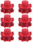 Yweller 6 Pack GE-CT 36/30 Li E Spool Line Compatible with Einhell String Trimmers GE-CT 18/33 Li E,GP-CT 36/35 Li BL,AGILLO 36/255 BL und AGILLO 18/200,.080/2mm, 26Ft/8 M Replacement Spool Line