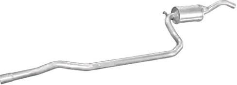 POLMO 08.168 Silenciador intermedio Silenciador Intermedio Silencioso intermedio Silenciador central