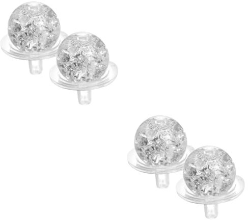 Mipcase 2 Set Set Porta Palline a Bolle pianta Finta Sostituzione della Fontana Gel casa Chiaro bomboniere Natalizie strenne Natale Decorazione Sfera Rotonda Mestieri della Palla Bicchiere