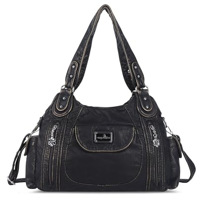 Angel Kiss Geldbörsen für Damen, große Umhängetasche, Hobo-Tragetasche, Geldbörse, mehrere Taschen, Kunstleder, Hobo-Geldbörse