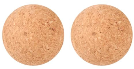 JIHUOO Lot de 2 grands couvercles en liège de 6 cm pour bouteille de vin en liège - Bouchons de rechange en verre pour whisky - Pour fête de Noël