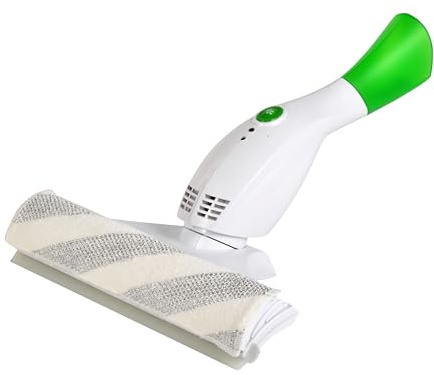 Lifenaxx 2 en 1 Nettoyeur de Vitres LX-066 – Aspirateur à vitres sans Fil avec réservoir 250 ML, autonomie 120 Min, Silencieux 60 DB, avec Spray et 2 lingettes en Microfibre, Nettoyage sans Traces