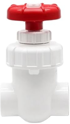 Vanne à vanne UPVC 20/25/32/40/50/63mm, accessoires d'aquarium d'irrigation de jardin, vanne à vanne d'eau en PVC de contrôle de débit(D)