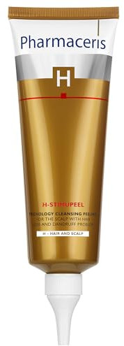 Pharmaceris H Stimupeel, Scalp Cleansing Trychological Peeling, Olamine Piroctone, Caffeine, Urea, Hair Loss Treatment, Women and Men Hair Care - 125 ml