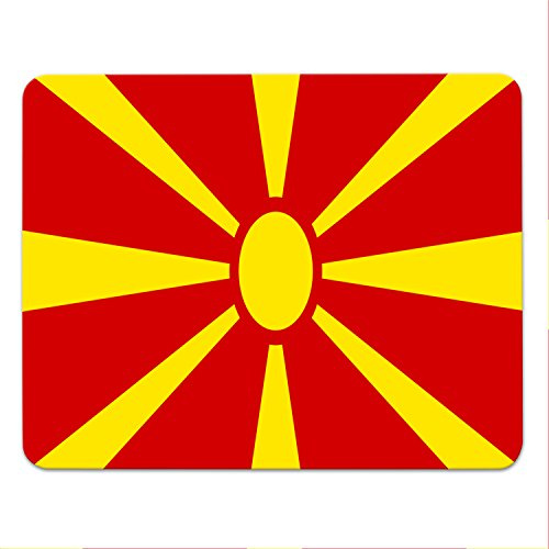 Addies musmatta Makedonien landsflagga – fana – Makedonien – Makedonija