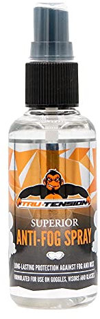 Tru-Tension | Superior Anti-Fog Spray | For Goggles, Visors & Glasses | Motorcycle Tools & Accessories | Long Lasting Supply | 75ml