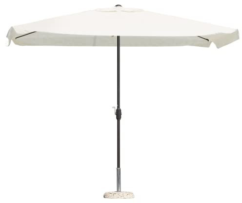 Tomaino - Ombrellone Da Giardino 3x2 cm Quadrato Lux - Ombrellone da Esterno con Apertura a Carrucola - Telo Antivento in Poliestere Resistente Resinato 180gr