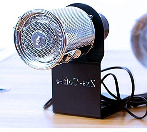 FLBT Máquina eléctrica para Asar Granos de café, hogar, Tostador de café, máquina de Acero Inoxidable, Tostador Giratorio para café en Grano, para Hornear, Negro, 300 g. Needed
