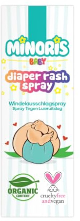 Minoris Baby Wundschutzspray Zinkoxid Windelbereich Vegan 100ml