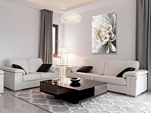 Ovegna - Cuadro blanco dalia [40x60]