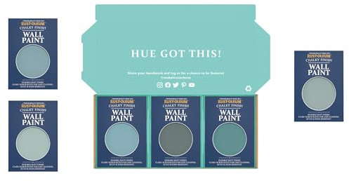 Rust-Oleum Wall Paint in Chalky Finish - Ocean Blues Tester Box