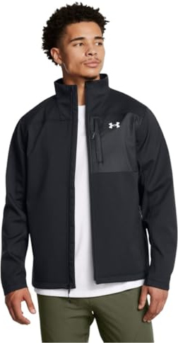 Under Armour Shield Jacket-Blk Uomini Giacca da Allenamento Nero L