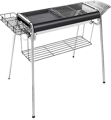 Barbecue-Holzkohlegrill Abnehmbares Holzkohleregal, langlebiger Grill, Holzkohleofen zum Kochen im Freien, Camping, Strand, Reisen, Picknick Stand-Up-Propangrill
