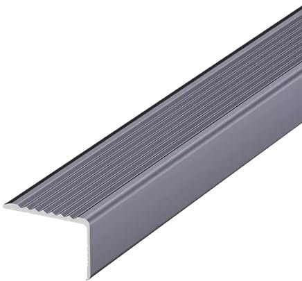 LIYI929GP Treppenkantenprofil, rutschfest Stabil Rutschhemmend, Aluminium Eckenschutz AntiRutsch Treppenkante Kantenschutz, for Treppenwinkel Familie Drinnen Draußen Schwimmbad Gartenstufen