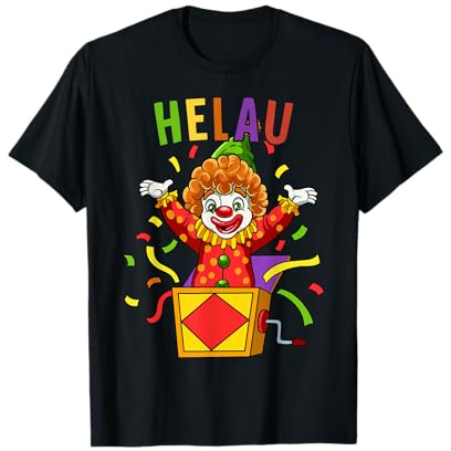 Kölner Karneval Fasching Fasnacht Clown Helau T-Shirt