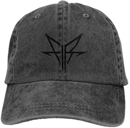 Baseballkappe Hip Hop Sonnenhut Washed Herren Baseballkappe Schwarz Weiß Falling In Reverse Trucker Snapback Caps Papa Hut Schwarz Metall Golf Hüte Geburtstagsgeschenk für Männer Frauen