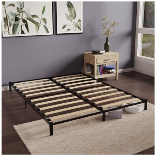 Dreamzie Somier 180x200 cm - Somier para Cama con Patas -Láminas Madera y Estructura de Tubos de Acero - Altura de 25 cm - Base Resistente - Montaje Sencillo