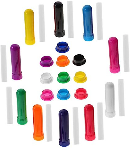 FRCOLOR 10st Aromaterapi Nässprayrör För Essentiella Oljor Bärbara Färgglada Inhalatorer För Avkoppling Och Välbefinnande Lättanvända Och Hållbara