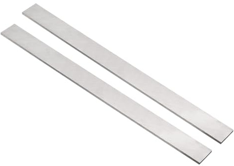 QUARKZMAN 2 Stück Drehmeißel 3mm x 25mm x 300mm HSS High-Speed-Stahl | Quadratische Drehmeißel-Rohlinge, Rechteckiger Fräser-Mill-Rohling